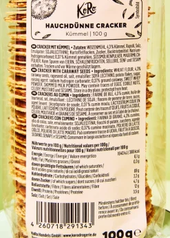 Hauchdünne Cracker mit Kümmel 100 g