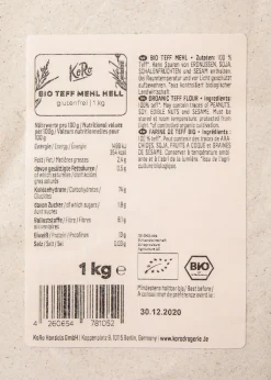 Helles Bio Teffmehl 1 kg