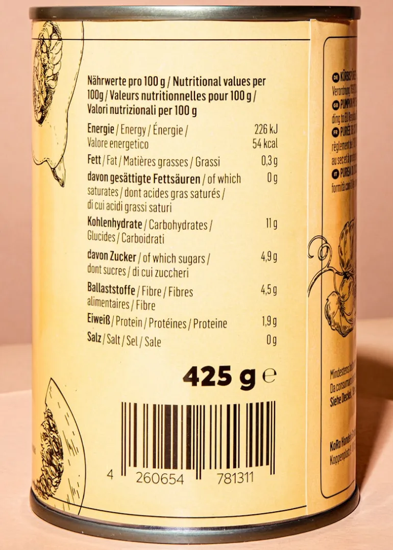 Kürbispüree 425 g