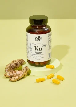 Kurkuma Extrakt mit Piperin aus schwarzem Pfeffer Kapseln 120 Stück