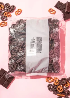 Laugenbrezeln in dunkler Schokolade 1 kg