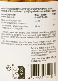 Magnesiumoxid Kapseln 365 Stück