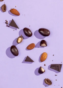 Mandeln in Zartbitterschokolade 1 kg