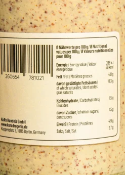 Mittelscharfer Senf ohne Zuckerzusatz 680 ml