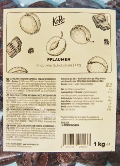 Pflaumen in dunkler Schokolade 1 kg