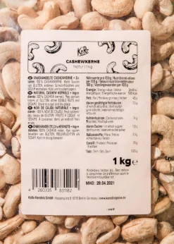 Premium Cashewkerne 1 kg