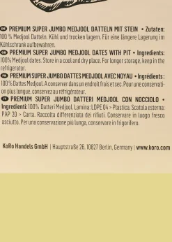 Premium Medjool Datteln mit Stein 5 kg