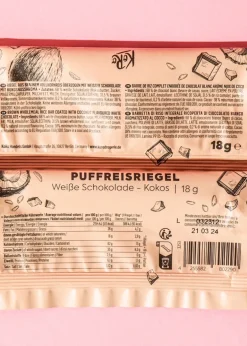 Puffreisriegel in weißer Schokolade mit Kokos 18 g