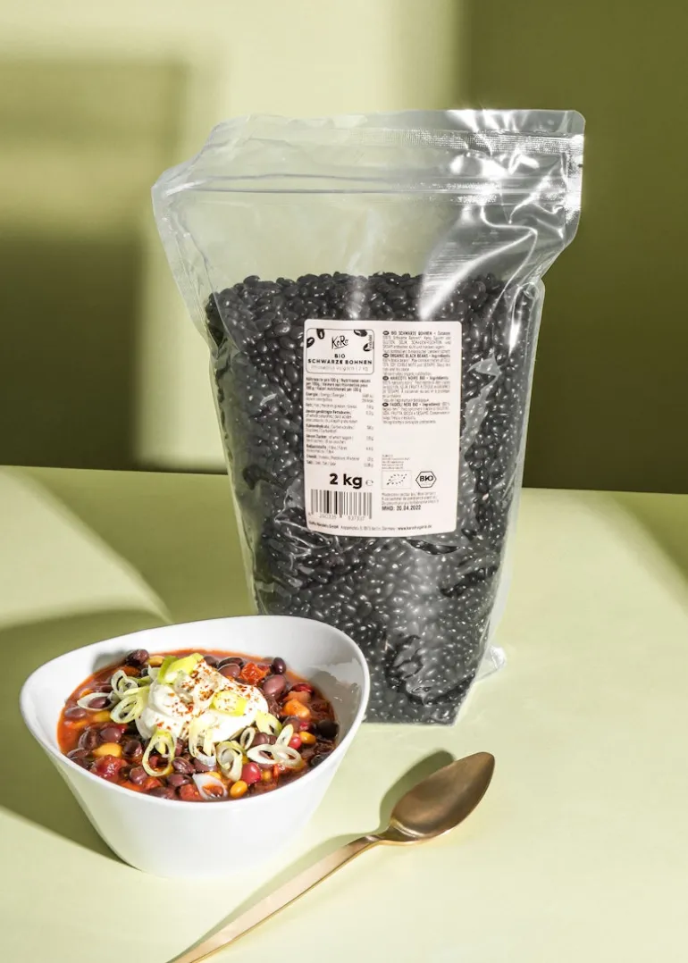 Schwarze Bio Bohnen 2 kg