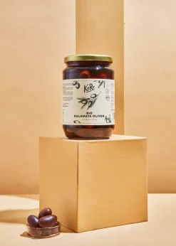 Schwarze Bio Kalamata Oliven 400 g