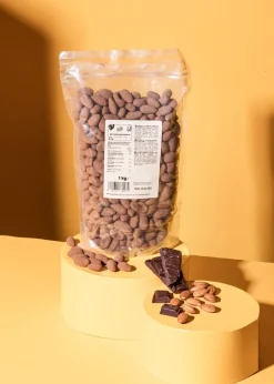 Skinny Dipped Mandeln in dunkler Schokolade mit Kakao 1 kg