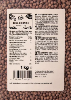 Soja Protein Crispies mit Kakao und 58 % Protein 1 kg