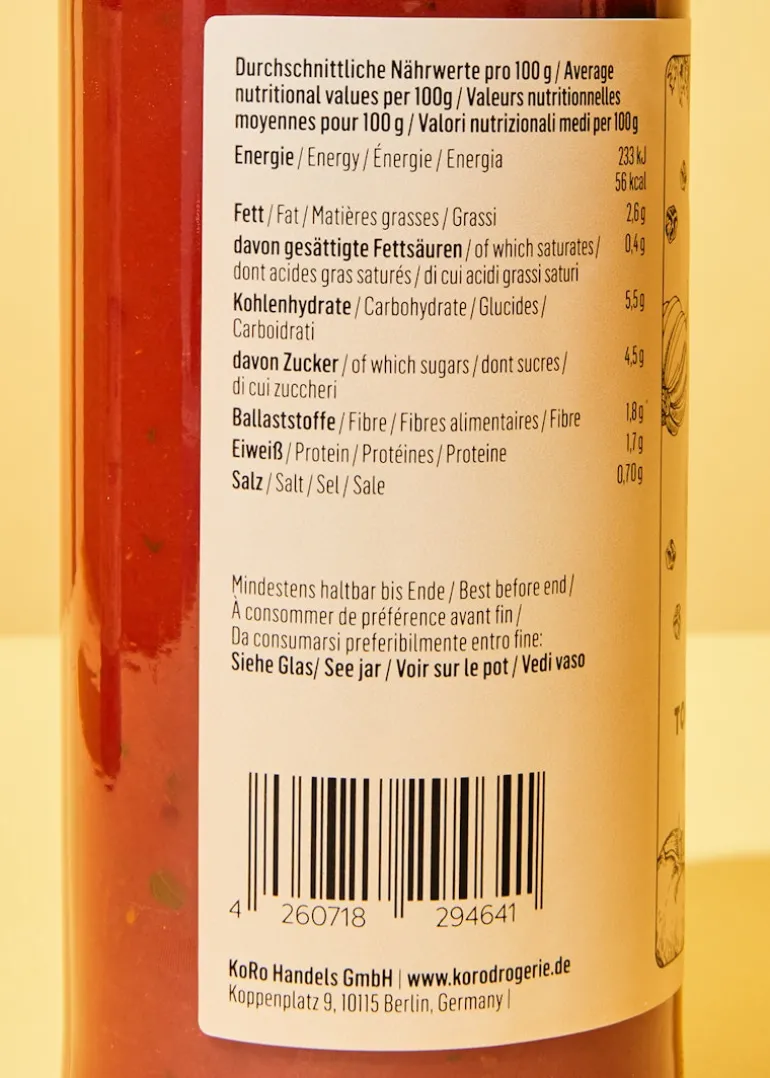 Tomatensoße Arrabbiata 530 g