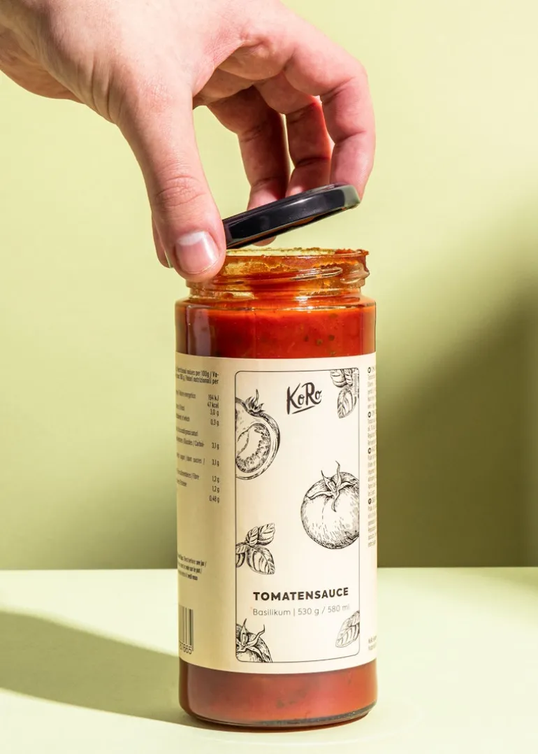 Tomatensoße mit Basilikum 530 g