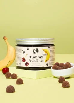 Tummy Fruit Bites mit lebenden Kulturen, Vitamin E, Zink & Selen 120 Stück