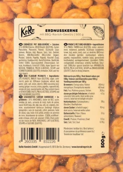 Vegane Erdnüsse im BBQ-Teigmantel 500 g