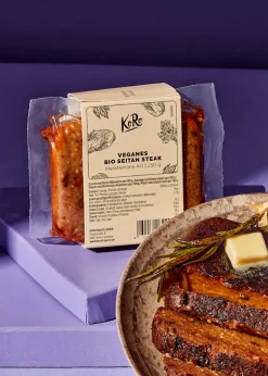 Veganes Bio Seitan Steak Mediterrane Art 250 g