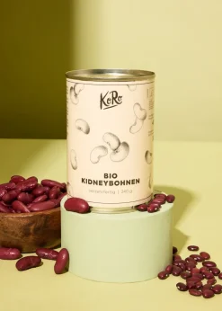 Verzehrfertige Bio Kidneybohnen in der Dose 240 g