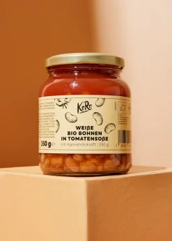 Weiße Bio Bohnen in Tomatensoße 350 g