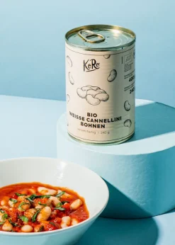 Weiße Bio Cannellini Bohnen in der Dose 240 g