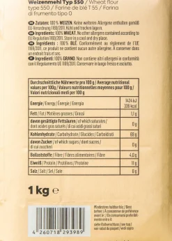 Weizenmehl Typ 550 1 kg